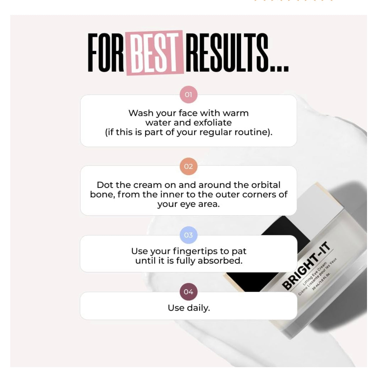 MAËLYS Bright-It Lifting Eye Cream 1 Fl Oz