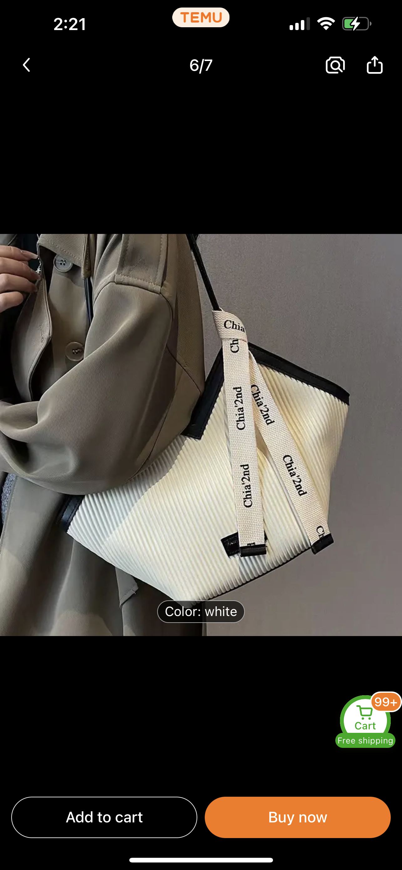 1pc White Striped Beach-Inspired Shoulder Bag - Large Capacity Summer Fashion Handbag for Women, Seaside Holiday Tote with Stylish Design