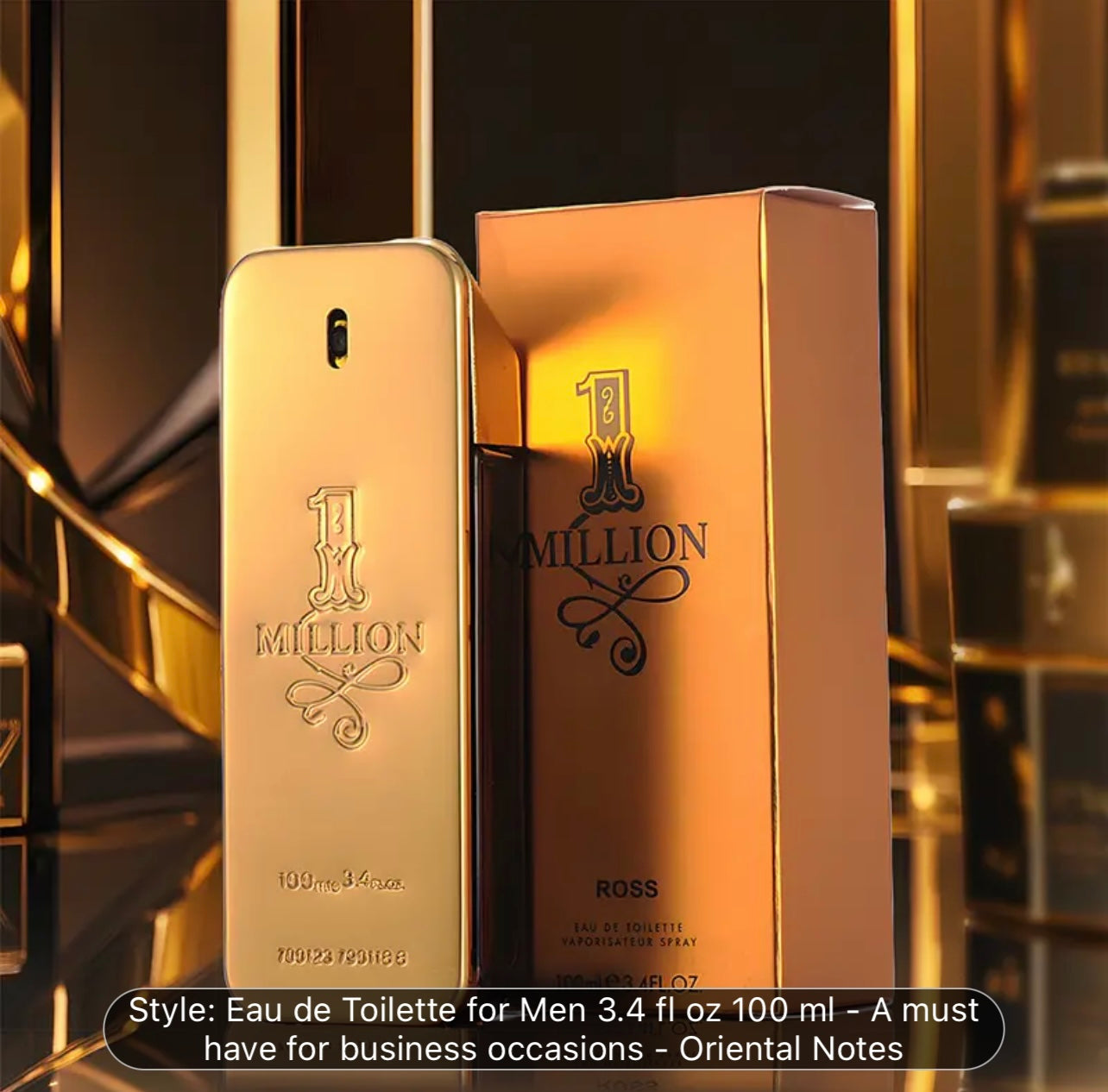 Eau de Toilette for Men 3.4 fl oz 100 ml - A must have for business occasions - Oriental Notes