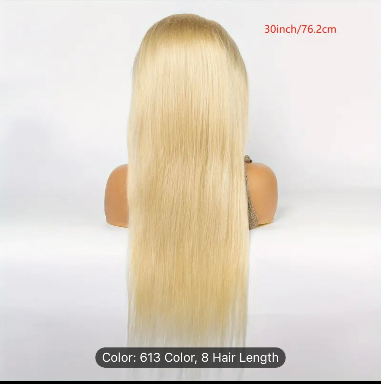 613 13x6 Lace Front Wig Human Hair Transparent Lace 28 Inch Straight Blonde Full Lace Front Wigs Human Hair 613 HD Lace Frontal Wig 200% Density Can Be Dyed