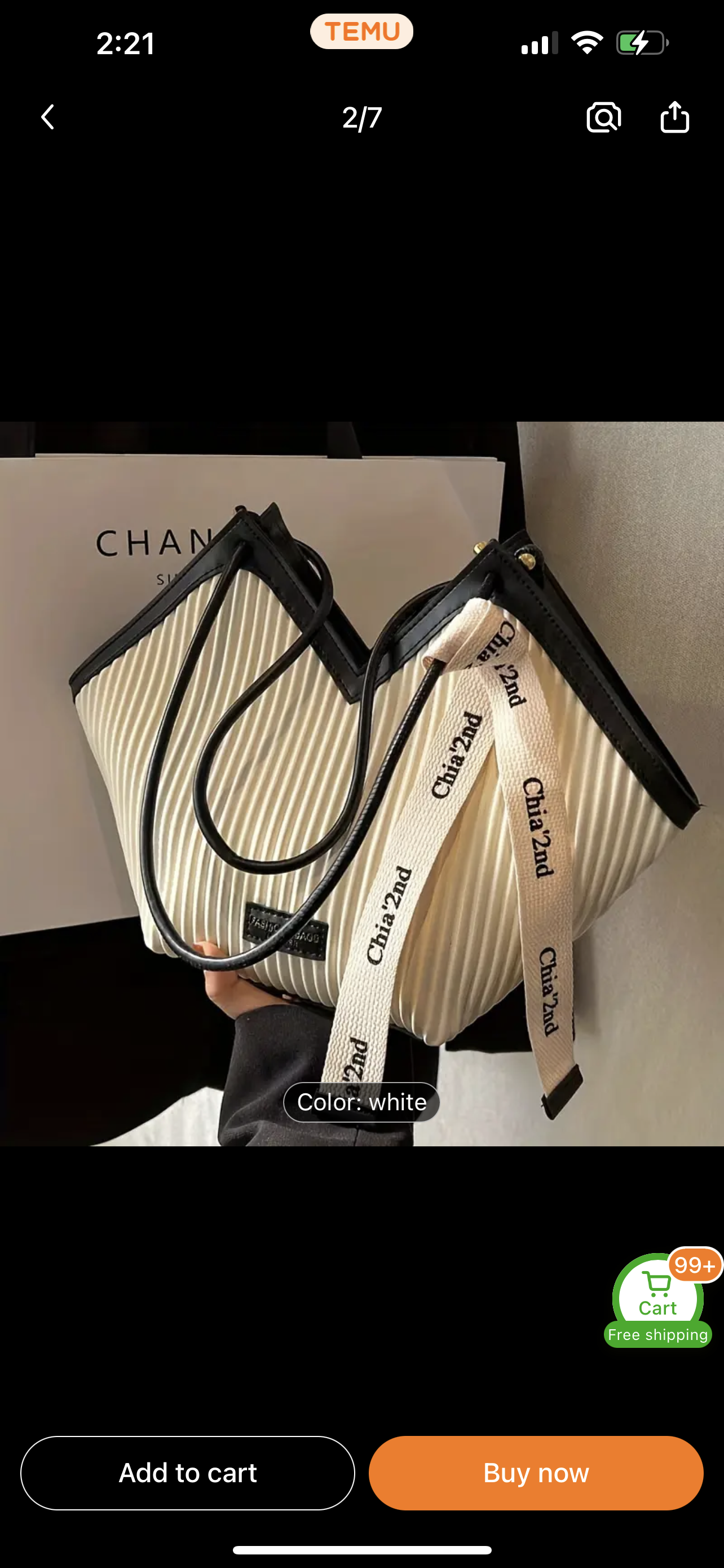 1pc White Striped Beach-Inspired Shoulder Bag - Large Capacity Summer Fashion Handbag for Women, Seaside Holiday Tote with Stylish Design