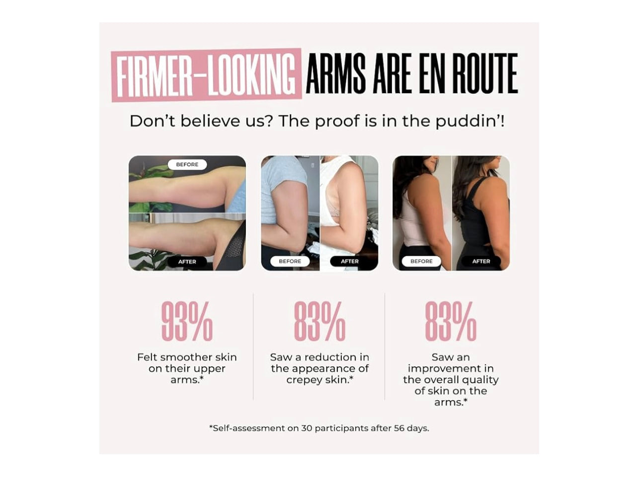 MAËLYS B FLEX Lift and Firm Arm Cream - for Tighter and Firmer Looking Arms to Reduce the Appearance of Loose and Crepey Skin