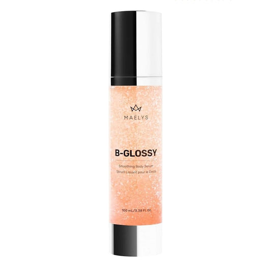 MAËLYS B-GLOSSY Smoothing Body Serum - Hyaluronic Acid Serum for Body - Hydrating Wrinkle Serum with Peptides & Shea Butter