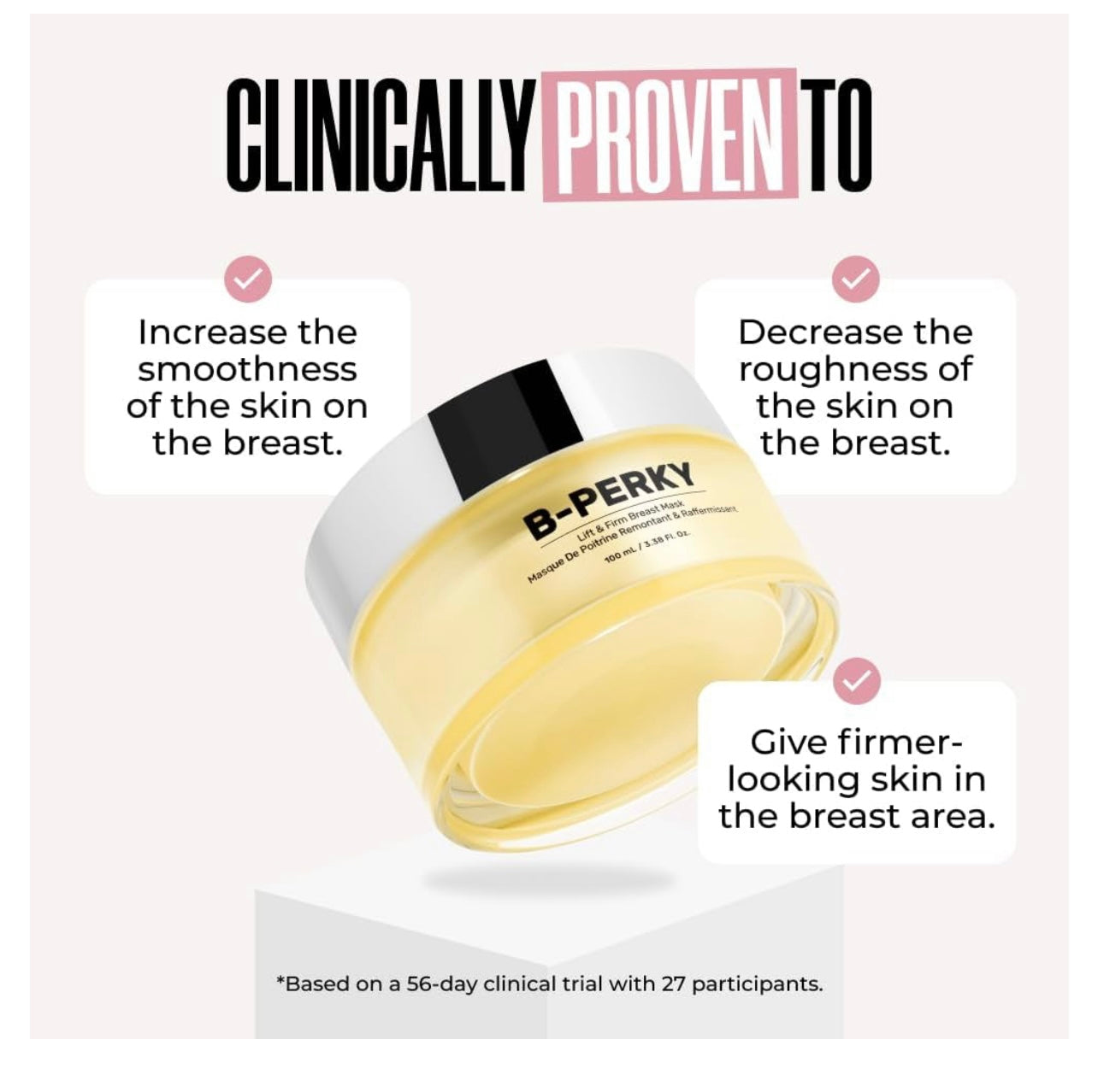 MAËLYS Cosmetics B-PERKY Bust Mask - Leave-On Firming and Lifting Cream