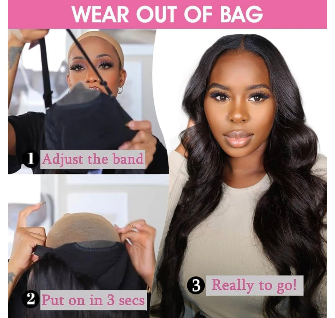 Prebleached 7*5 glueless wigs