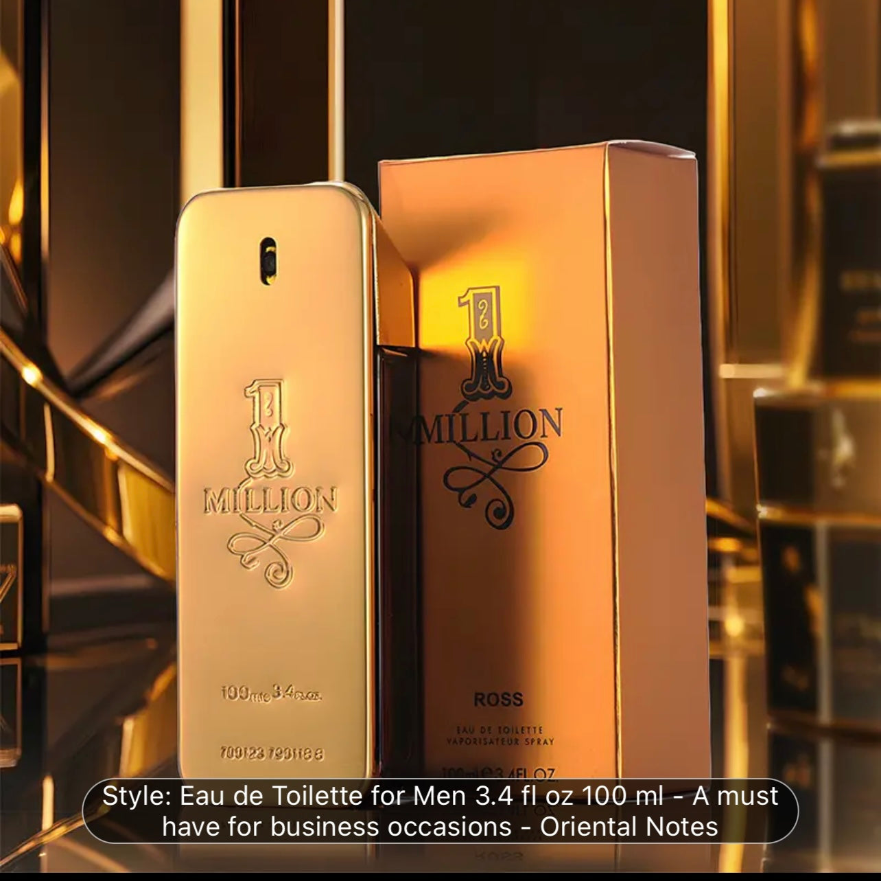 Eau de Toilette for Men 3.4 fl oz 100 ml - A must have for business occasions - Oriental Notes