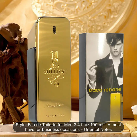 Eau de Toilette for Men 3.4 fl oz 100 ml - A must have for business occasions - Oriental Notes