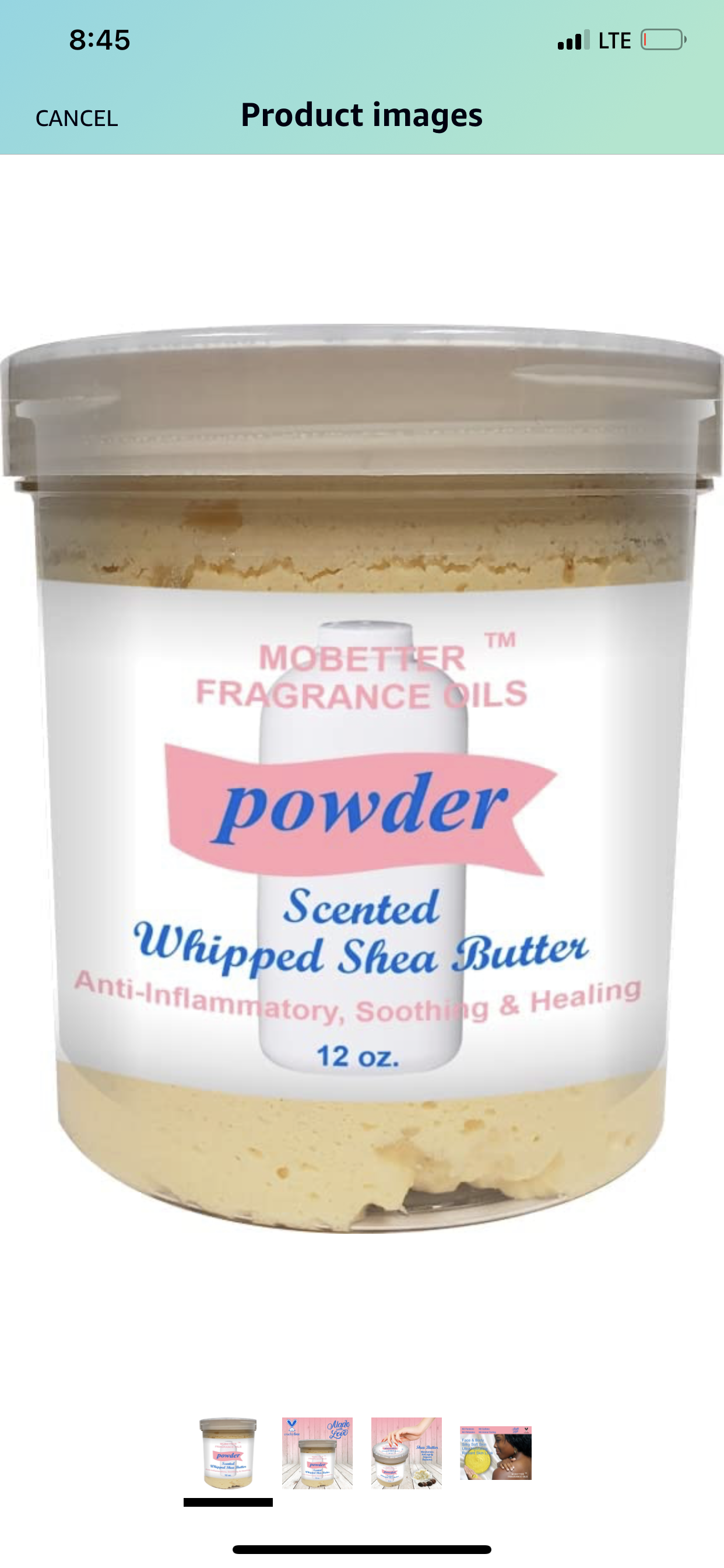 Scented Shea butter